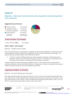 Kindergarten Mathematics Module 4, Topic A, Lesson 6