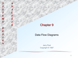 Chapter 9: Data Flow Diagrams