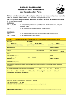 PART A - Dragon Boating WA