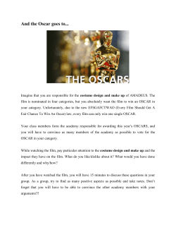 And the Oscar goes to