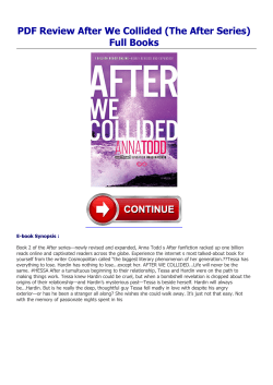 PDF Review After We Collided (The After Series) Full