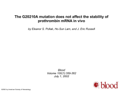 Powerpoint - Blood Journal