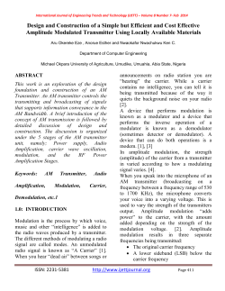 Design and Construction of a Simple but Efficient and Cost