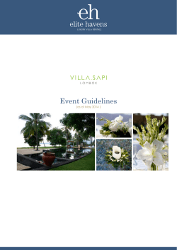Event Guidelines