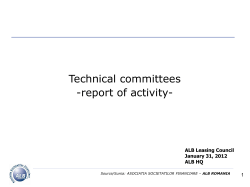 1) Main debated topics and implemented actions