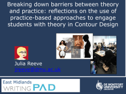Breaking down barriers between theory and practice