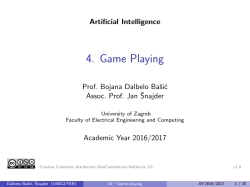 4. Game Playing