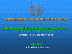 Integrated Economic Statistics - OIC
