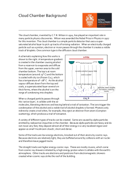 Cloud Chamber background