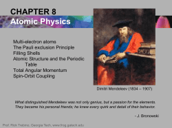 8. Atomic Physics