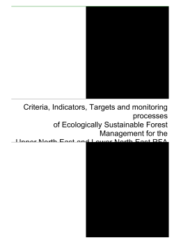 Criterion 1: Biodiversity