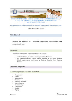 Learning tools for healthcare leaders in culturally competent