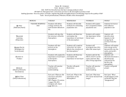 MONDAY TUESDAY WEDNESDAY THURSDAY FRIDAY Do Now