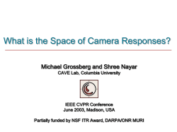 CVPR 2003 presentation