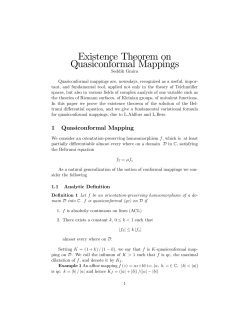 Existence Theorem on Quasiconformal Mappings