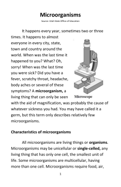 Microorganisms USOE Text