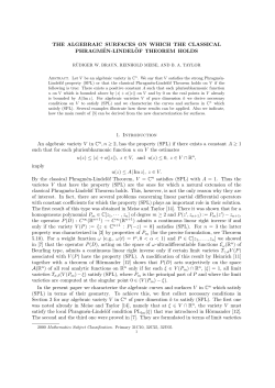 The Algebraic Surfaces on Which the Classical Phragm&eacute;n