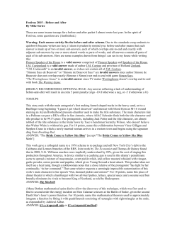 Mike Sorice - Festivus - Collegiate Quiz Bowl Packet