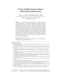 Energy shedding during nonlinear self-focusing of
