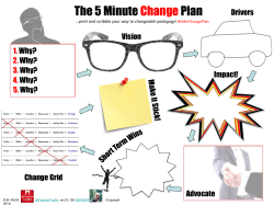 The 5-Minute Change Plan