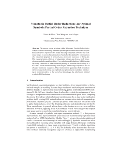 Monotonic Partial Order Reduction