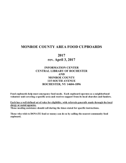 Monroe County Area Food Cupboards