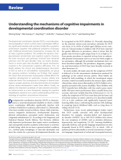 Understanding the mechanisms of cognitive impairments in