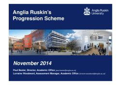 Staff Development on the Progression Scheme