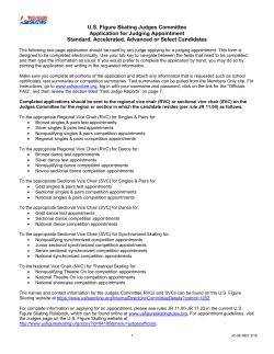 Application for Appointment/Promotion