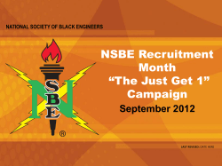 Slide 1 - National Society of Black Engineers
