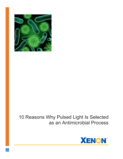 Pulsed Light for Antimicrobial Processing