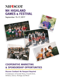 Become a Sponsor - New Hampshire Highland Games