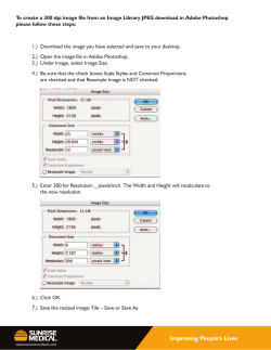 To create a 300 dpi image file from an Image Library JPEG