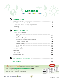 Contents - Classroom Complete Press