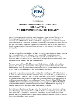 PR Bad Gastein ENG - PIPA Snow Polo World Cup Tours
