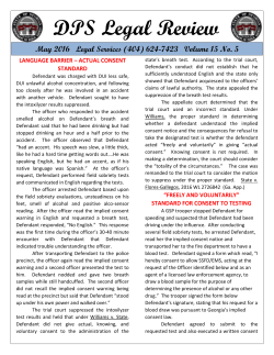 DPS Legal Review - Georgia Association of Chiefs of Police