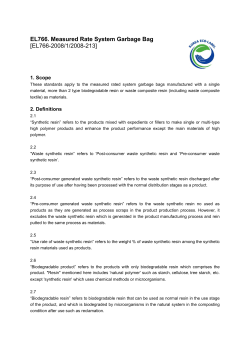 EL766. Measured Rate System Garbage Bag [EL766