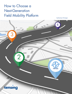 How to Choose a Next-Generation Field Mobility Platform