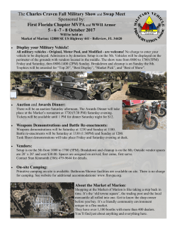 2017 Fall Rally Flyer - the First Florida Chapter Military Vehicle