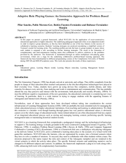 Adaptive Role Playing Games - Journal of Educational Technology