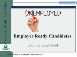 Employer Ready Candidates Labor Market Research - e