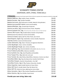 SCHWARTZ TENNIS CENTER