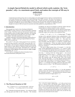 5. Deriving SRT from the Interval I rel
