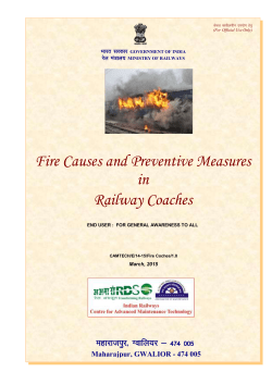 Fire Causes and Preventive Measures in Railway Coaches