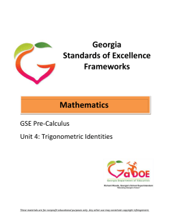DOUBLE-ANGLE IDENTITIES FOR SINE