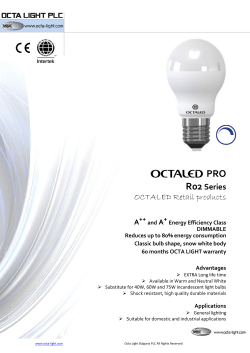 R02Series OCTALED Retail products