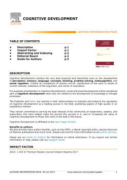 cognitive development