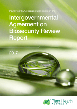IGAB review report - Plant Health Australia