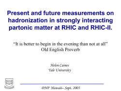 First Results From the STAR Experiment at RHIC : II