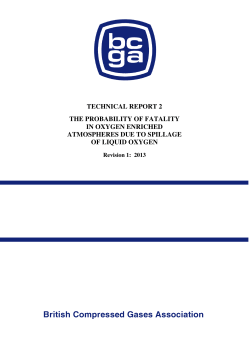 technical report 2 the probability of fatality in oxygen enriched